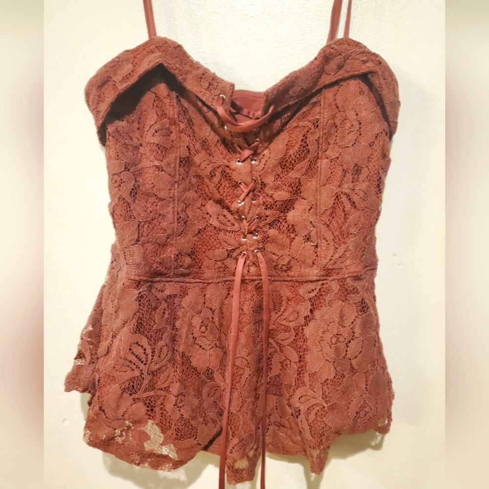 Express One Eleven Peplum Top